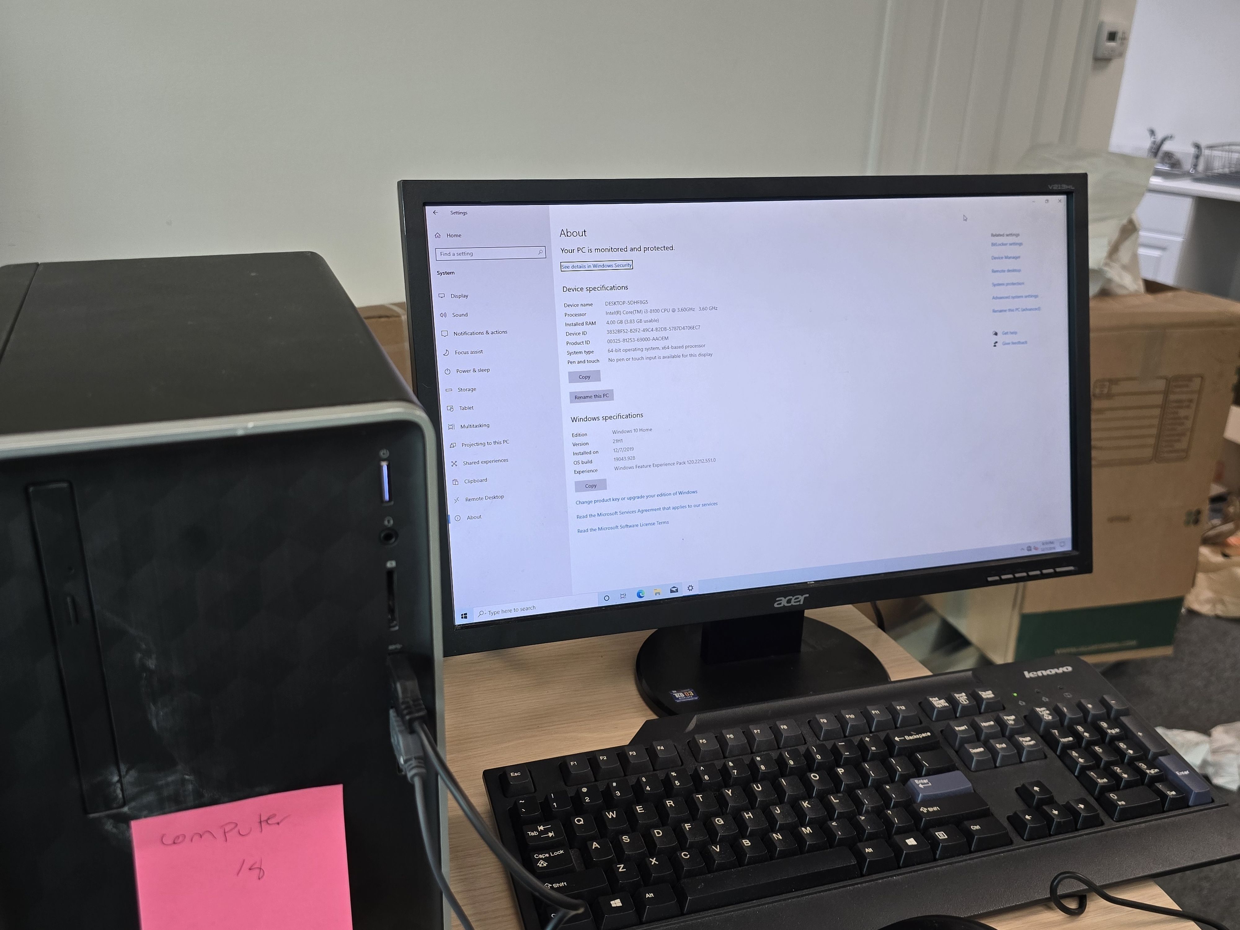 HP Desktop Computer Bundle