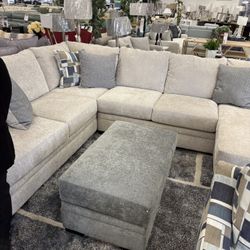 Sectional Couch Gray 