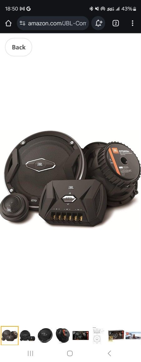 JBL GTO 609C (Car Speakers 6.5inch)