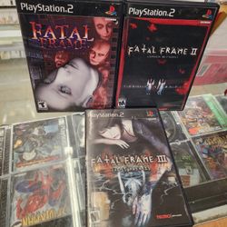 Fatal Frame 1,2,3  Ps2 