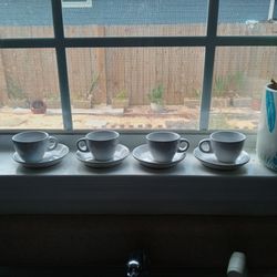 Tea Cup Planters With Drainage Hole