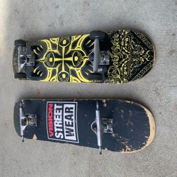 2 Skateboards 1 Complete 