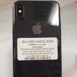 IPHONE X 64 GB FACTORY UNLOCKED 