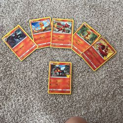 Pokémon Fire cards