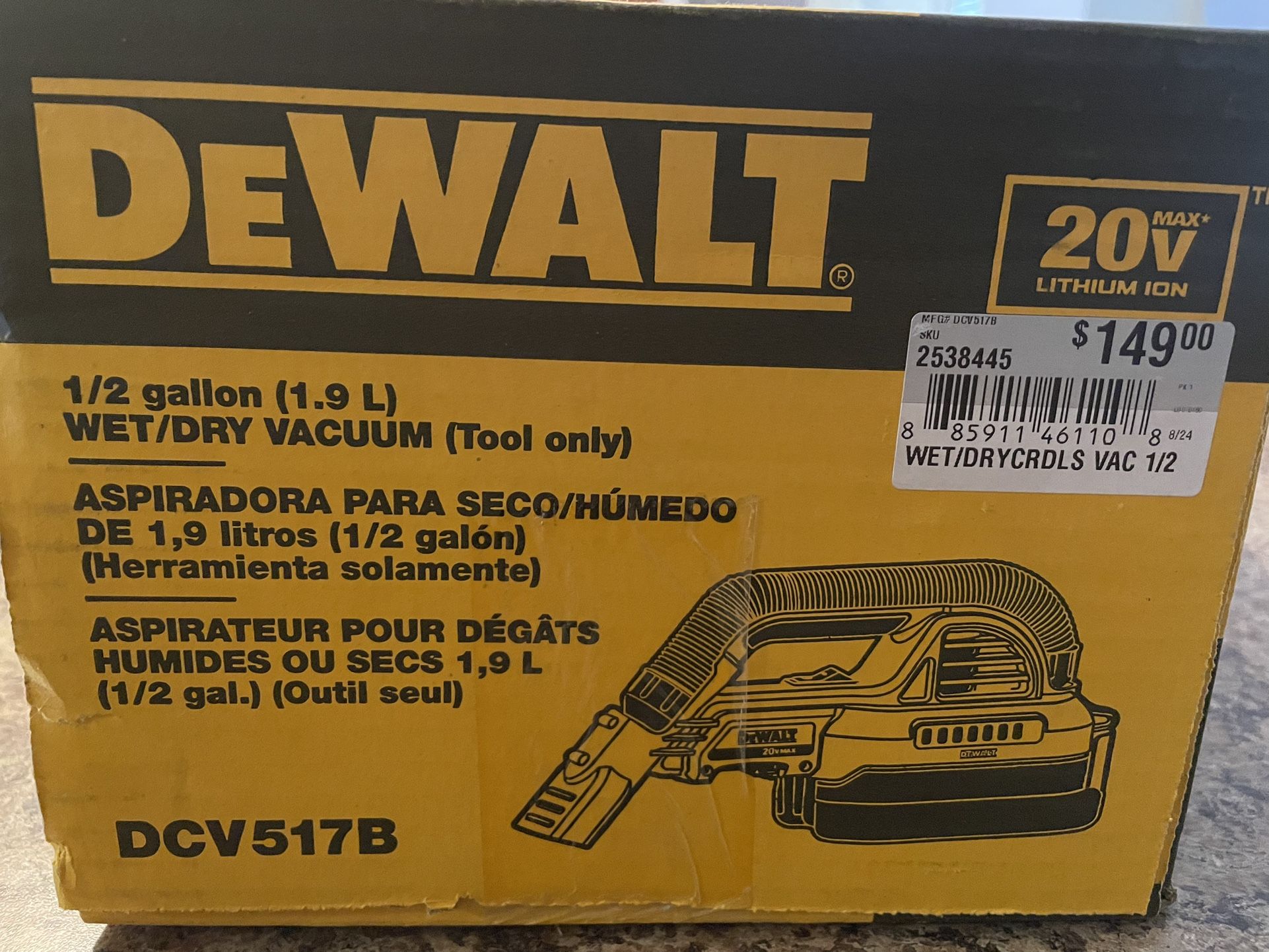 Dewalt Vacuum 