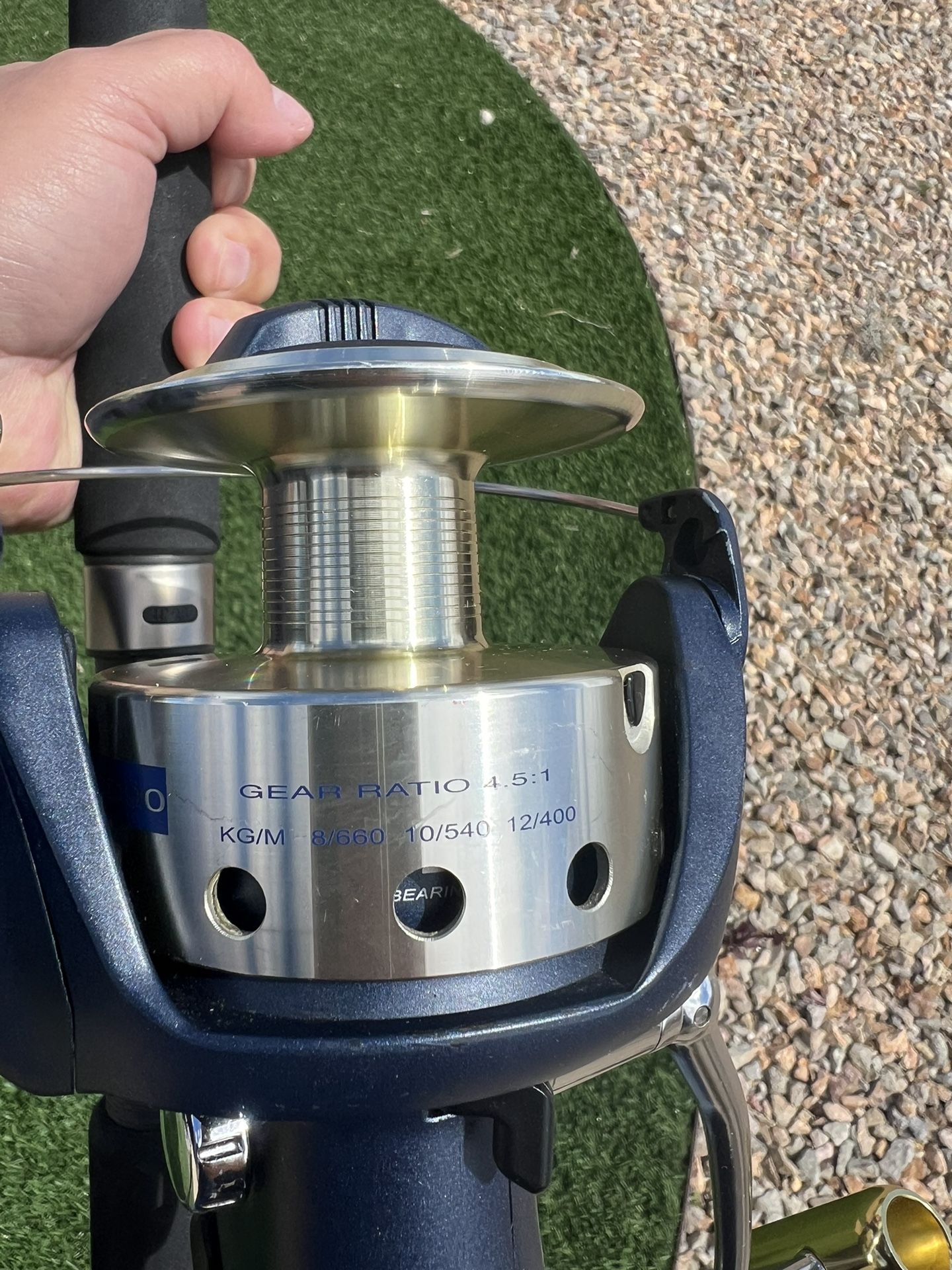 okuma coronado cd-50 on a 6'6 penn mariner rod CDX-55 "Cdx" Spinning Reel, 55 Reel Size, 4.8: 1 Gearratio, 27" Retrieve Rate, 26 lb Max Drag, Ambidextrous : Sports & Outdoors as well as a Precision Dual Force Drag System 1st Look at Okuma's Coronado