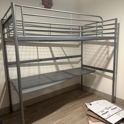 Bunk Bed With Desk 