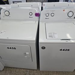 Amana Washer And Dryer Set Like New Condition 