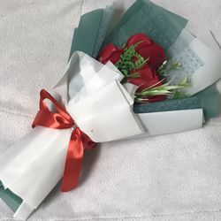 Rose Wax Bundle Flowers 