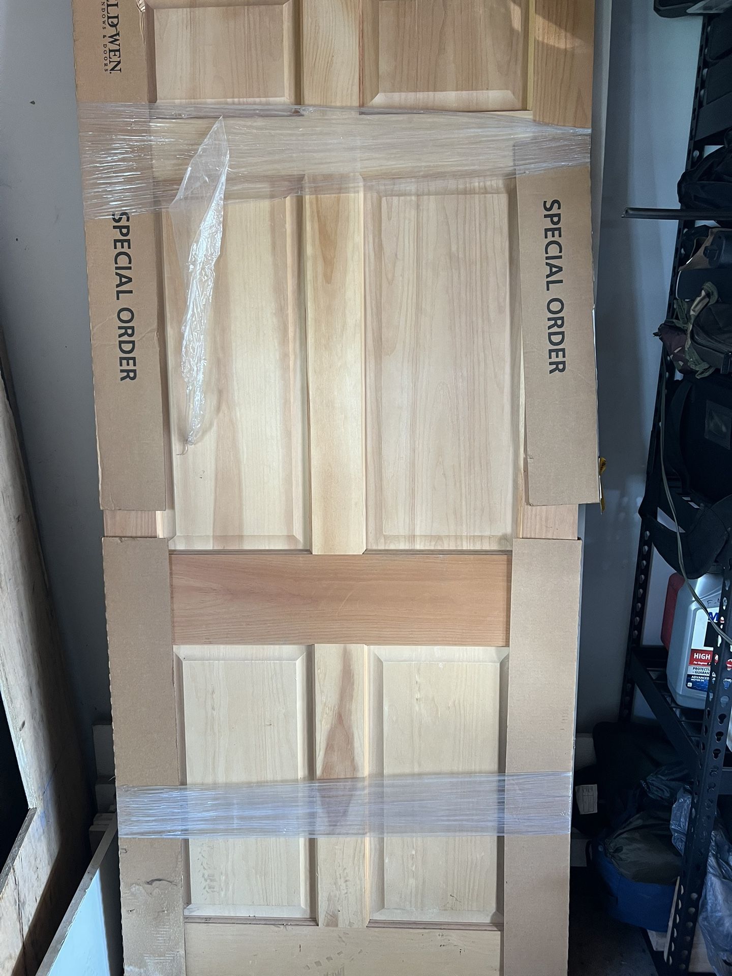 Wood 6 Panel Door 36x82