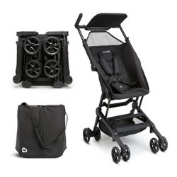 Munchkin Sparrow Travel Baby Stroller, Ultra Compact and Lightweight, for Babies and Toddlers, Black