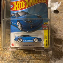 Hot Wheels 96 Nissan 180SX Type X Blue #211 Mainline 2024 Case M/N New