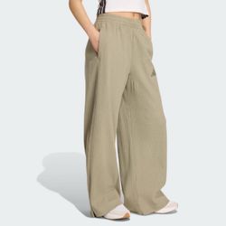 New Adidas Women's Tan Wide-Leg Pants size M