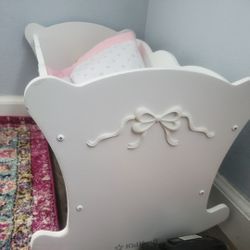 Brand New Doll Cradle Was $70