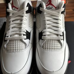 Retro 4 White Cement 