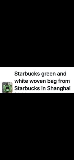 Starbucks Shangai bag