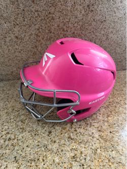 Easton Pink Softball Batting Helmet w/ Face Mask