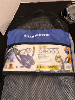 us divers snorkeling set med