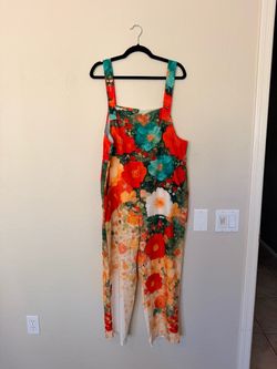 Floral Print Sleeveless Jumpsuit