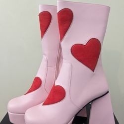 Lamoda Letter To My Lover Platform Ankle Boots (US Size 8)