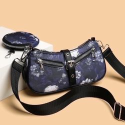 Halloween Women's Medium Skull Streetwear Pillow Shape Zipper Bag Sets Crossbody Bag