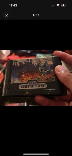 Super Thunder Blade (Sega Genesis) SEGA Video Game Cartridge Game Card 1988