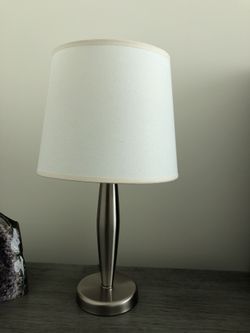 Silver Lamp (set Of 2)