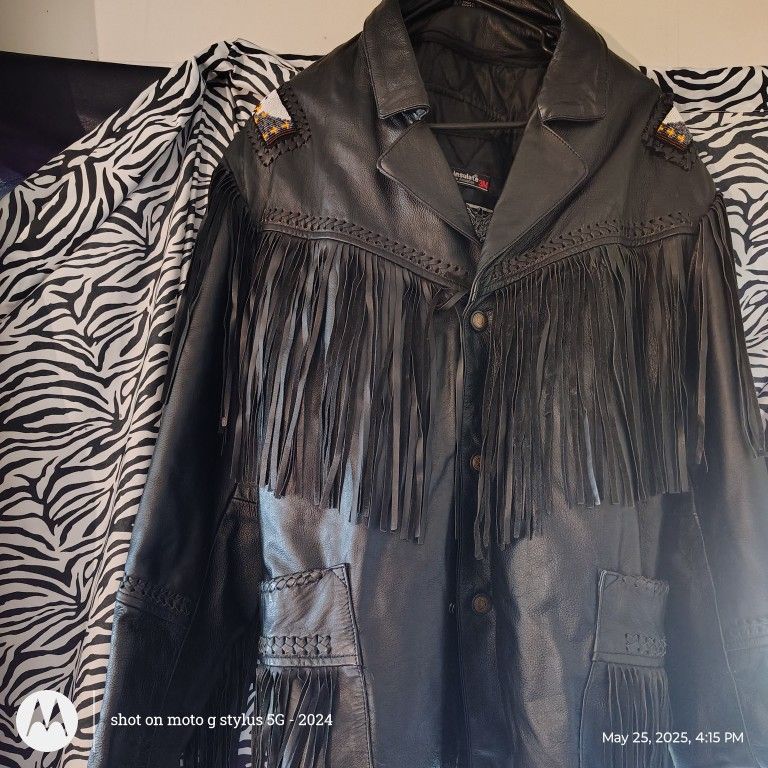 Western Style Leather Jacket