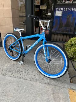 SE Bikes Fast Ripper 29" BMX Bike Blue Crackle