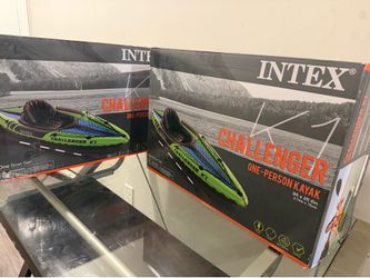 Brand New! Intex Challenger K1 Kayak 2 pck