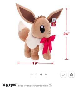 Pokemon Eevee Stuffed Animal