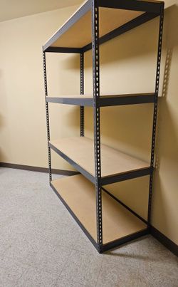 Industrial Shelving 60 in W x 24 in D Boltless Warehouse Shelves Garage Storage Racks 4 Tier Stronger Than Homedepot And Lowes Delivery Available