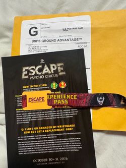 Escape wristband