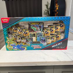 Pokemon Crown Zenith Sea And Sky Collection Box
