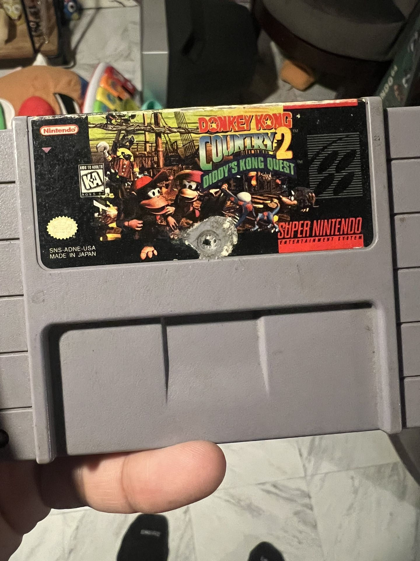 Super Nintendo Donkey Kong 2 SNES game