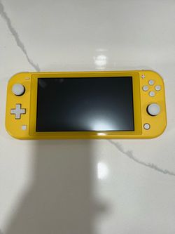 Nintendo Switch Lite Yellow Handheld Console with Charger