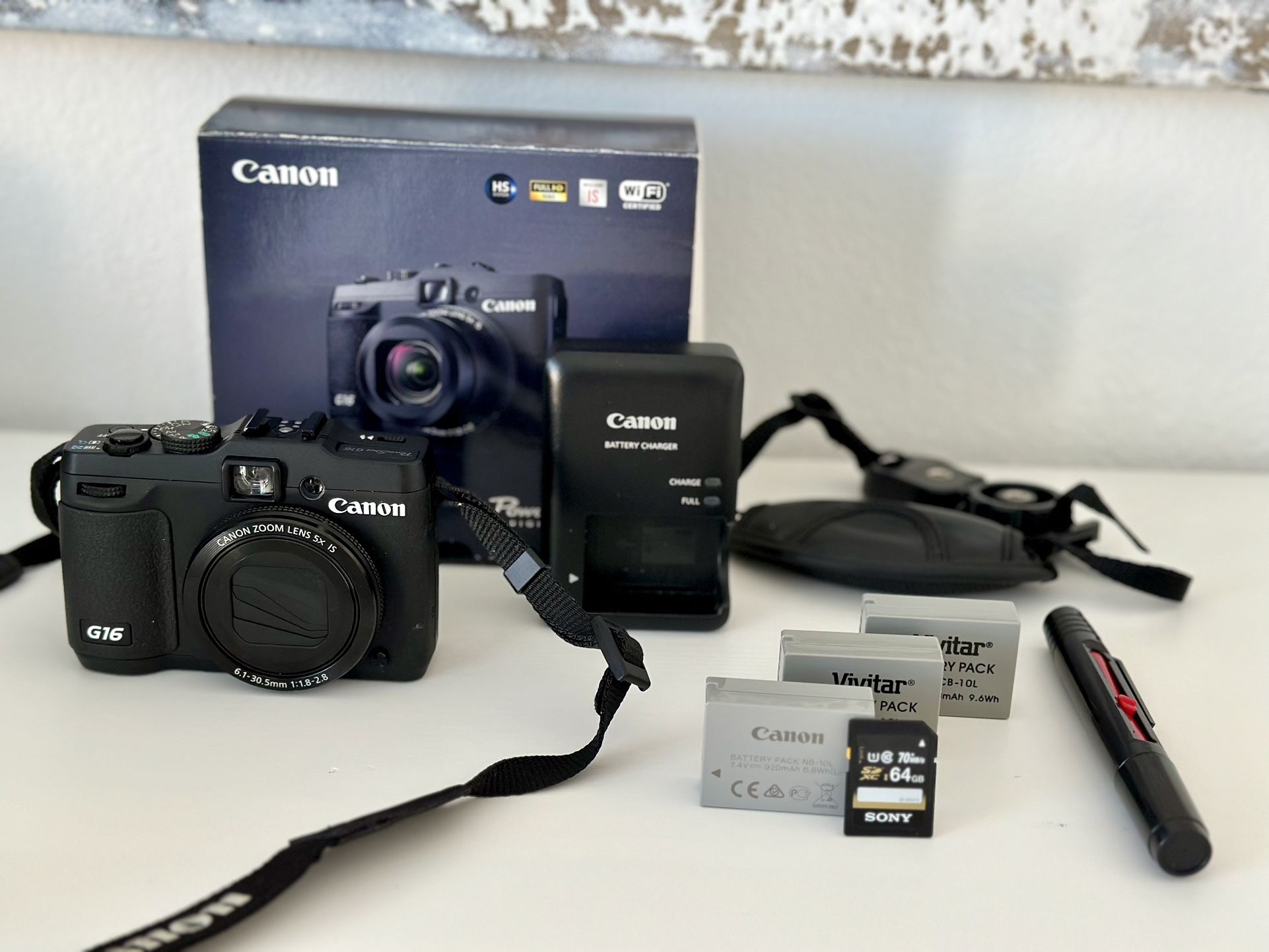 Canon Powershot G16 WiFi 64GB