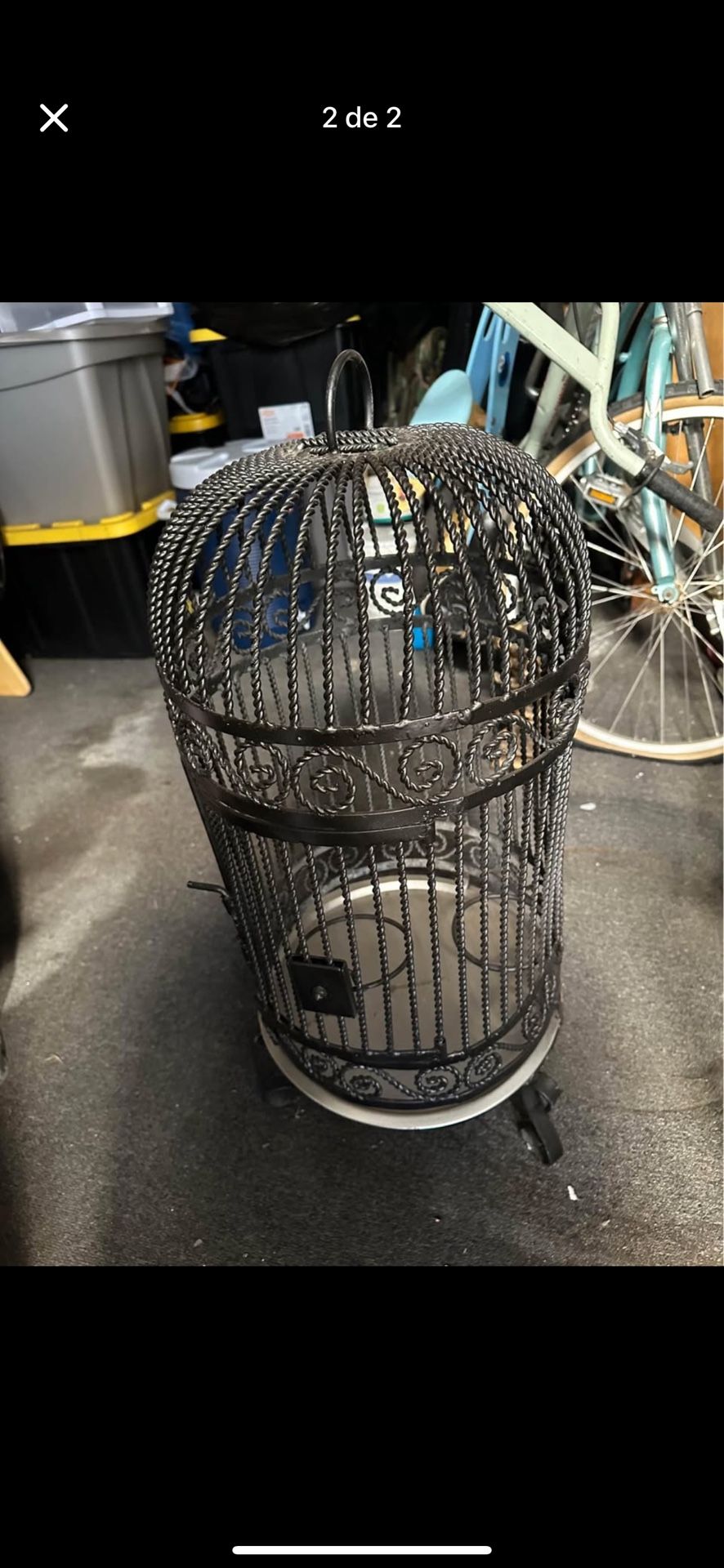 Jaula De Pájaros Metal Pesado