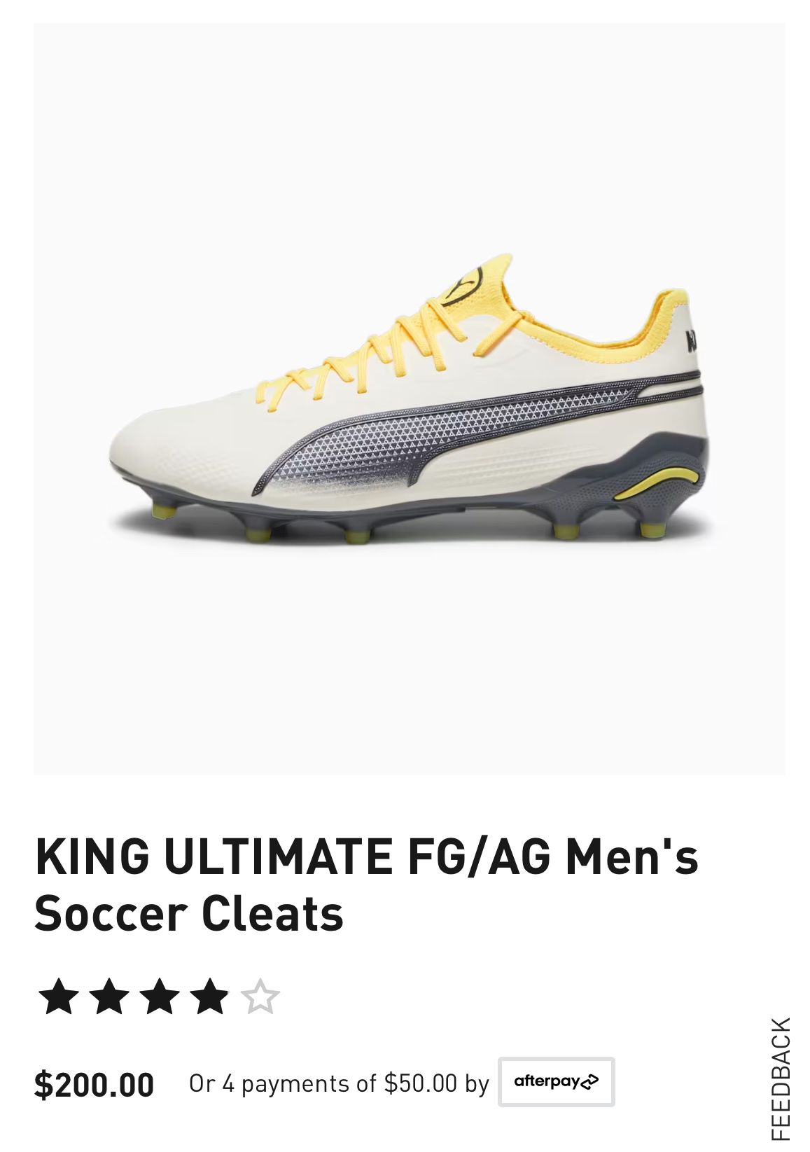KING ULTIMATE FG/AG Men's Soccer Cleats