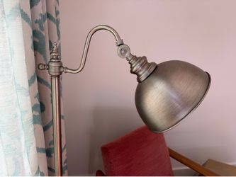 Ballard brushed metal floor lamp