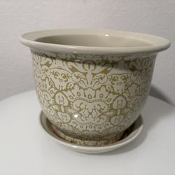 Vintage NorCal Planter Pot Drain and Tray 