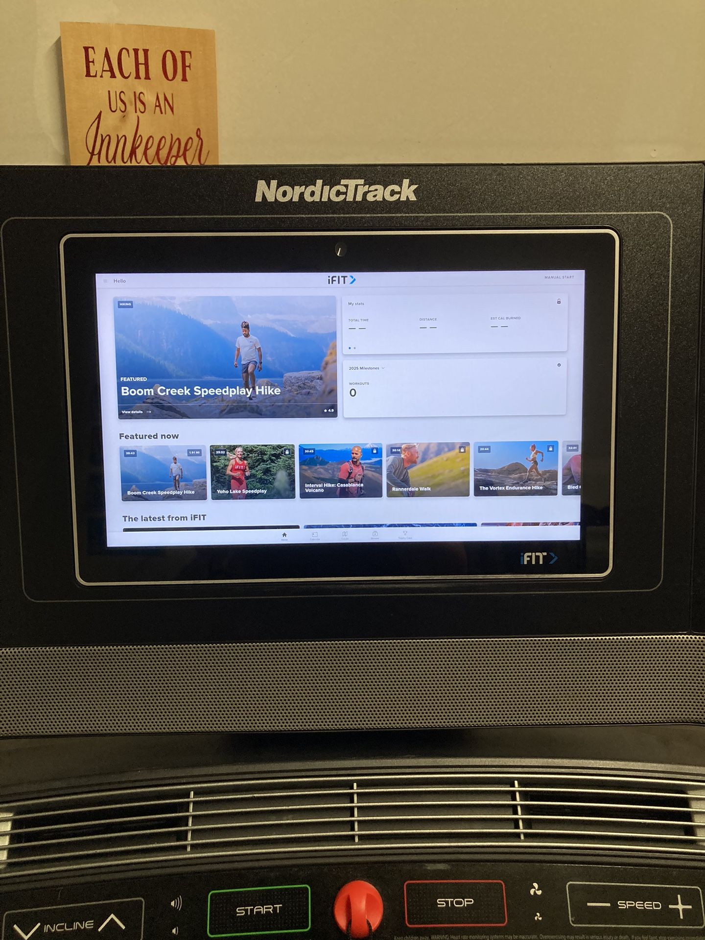 Nordictrack Treadmill 1750 iFit Ready!