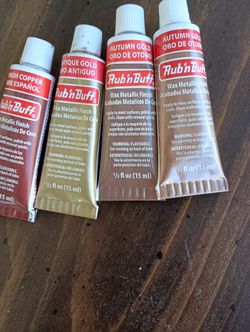 Rub And Buff Guilding Tubes