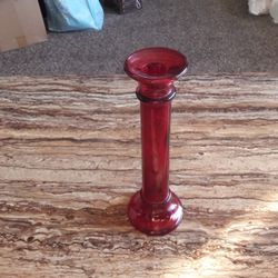 Red Candle Holder