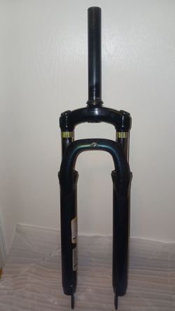 Custom green 29r shock fork...