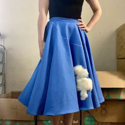 Vintage Halloween costume 50’s poodle skirt and crinoline Sz 4/6 