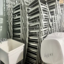 150 set of metal chairs