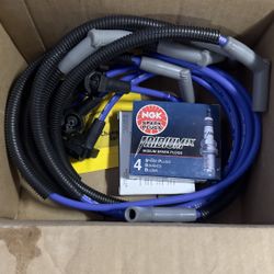 NGK Iridium & Custom Wire Tune-Up Kit - 1(contact info removed) Ford 4.2L V6