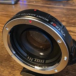 VILTROX EF-M2II 0.71x Speed Booster, EF to Micro 4/3 Focal Reducer Booster Adapter Auto-Focus for GH6 GH5M2 BMPCC 4K GH4 GH5 G100 G95 G85 OM-1 EM-1 E-