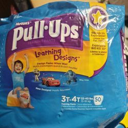 Huggies Learning Designs Cars Pull Ups 3T-4T 50 count